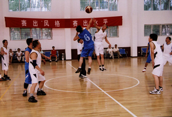琪邦內部籃球賽，關注職工身心健康